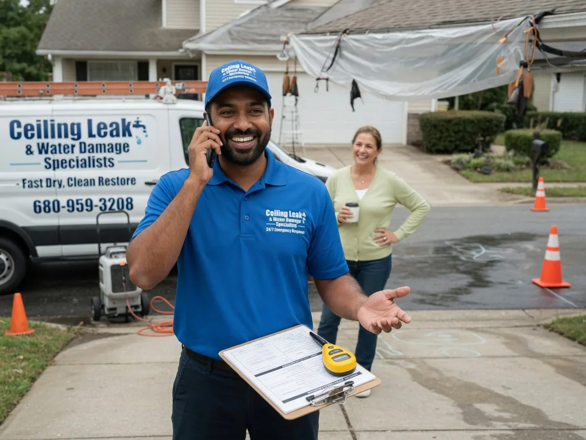 Ceiling Leak Cleanup Stevensville, VA FAQs